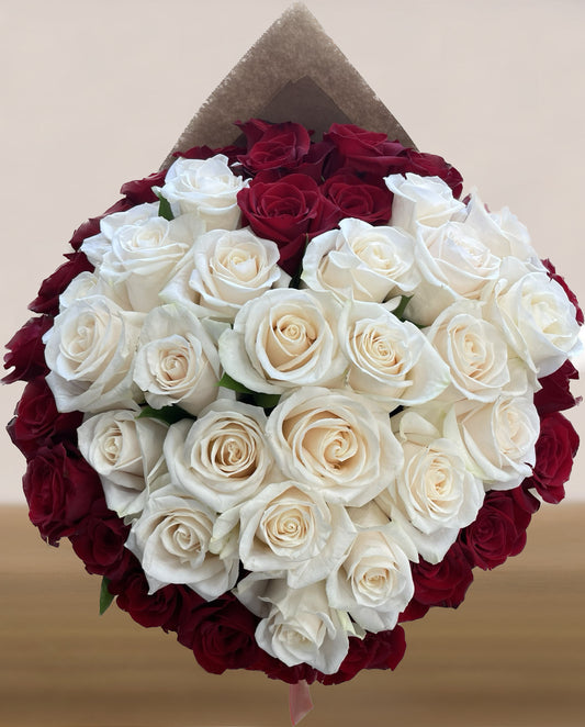 Heart of 50 Roses image 0